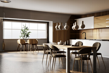 Fototapeta premium Contemporary Diningroom Interior