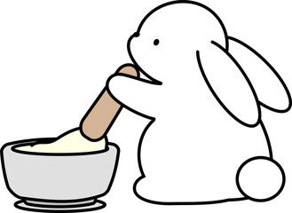 달토끼일러스트