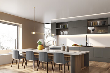 Fototapeta premium Contemporary Diningroom Interior