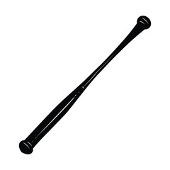 Baseball Bat silhouette vector