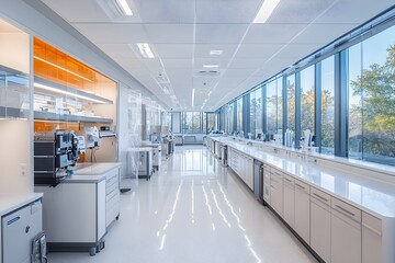 Fototapeta premium State-of-the-Art Medical Research Laboratory Dedicated to Advancing Treatments and Solutions for Underserved Populations