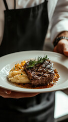 Steak & Mashed Potato.