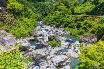 日本の風景・夏　高知　中津渓谷（仁淀ブルー） © Yuta1127