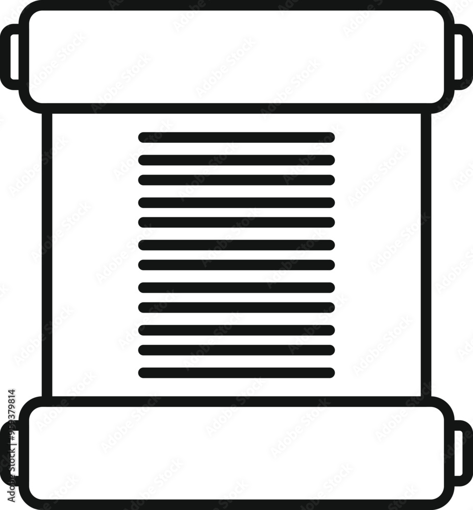 Poster this simple scroll icon is perfect for explaining ancient history concepts