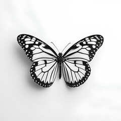 Fototapeta premium butterfly on white background