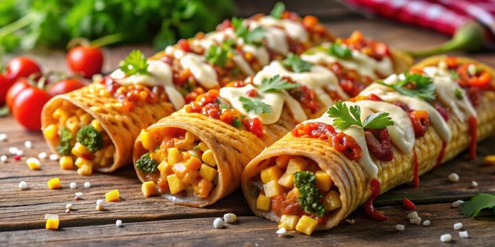 Tantalizing Enchilado corn snack topped with cheese, spices, and herbs , Enchilado, Corn, Snack, Delight, Tantalizing, Mexican