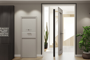 Contemporary Entryway Interior