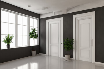 Contemporary Entryway Interior