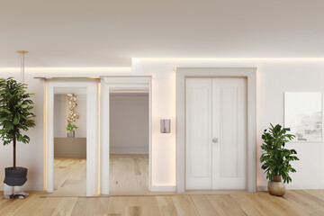 Contemporary Entryway Interior