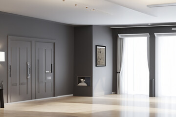 Fototapeta premium Contemporary Entryway Interior