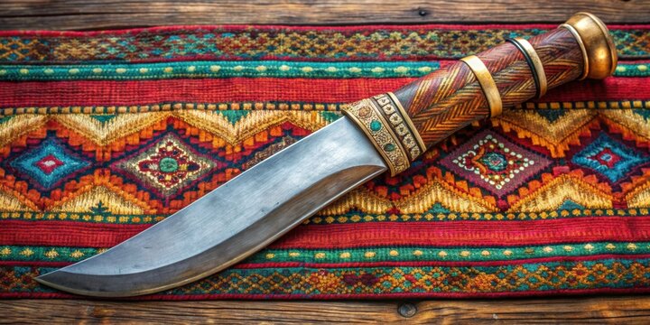 Traditional Nepali khukuri knife, a unique souvenir from Nepal , souvenir, traditional, Nepali, knife, khukuri, culture, handmade