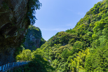 日本の風景・夏　高知　中津渓谷（仁淀ブルー）