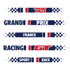 Racing labels France