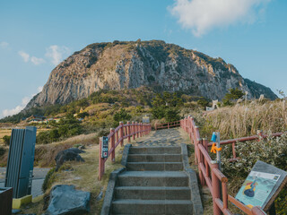 제주도 서귀포시 산방산 지오트레일 산책로