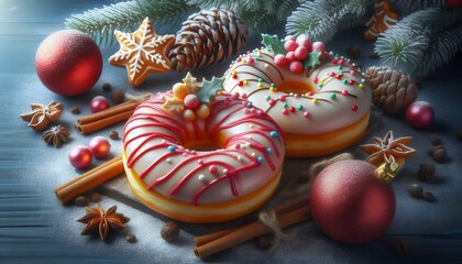 Christmas Glazed Donuts: Festive Holiday Treats