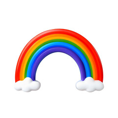 rainbow and clouds
