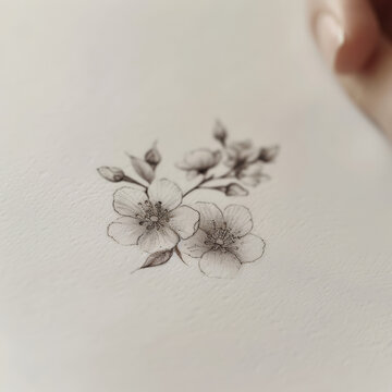 flower, cherry, Japan, floral, vector, nature, illustration, pattern, plant, drawing, leaf, art, vintage, decoration, sketch, branch, design, flowers, blossom, summer, spring, black, rose, garden, bea
