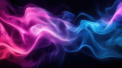 Obraz premium Abstract background with soft colorful flowing waves