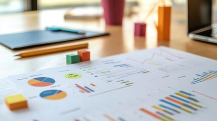 Financial Report Analysis with Charts and Graphs