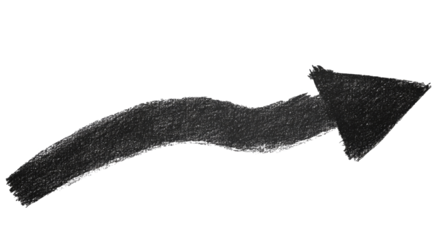 Scribble line png sticker, transparent background