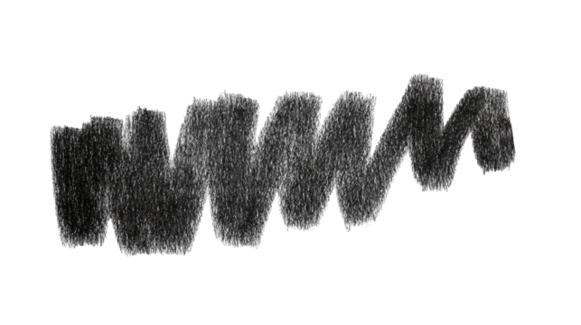 Scribble line png sticker, transparent background