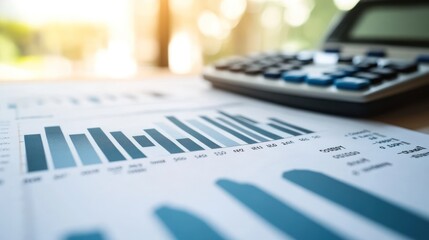 Financial Chart Analysis with Calculator and Sunlight
