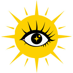 sun cartoon illustration