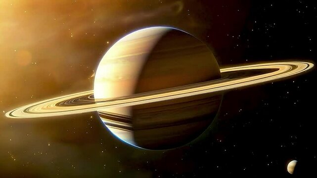 Saturn  and its rings