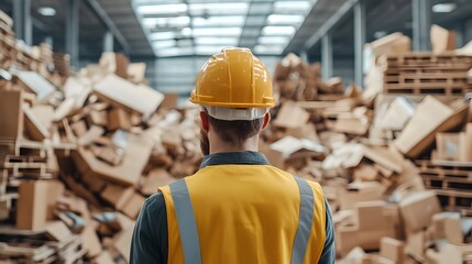 Warehouse Worker Discovering Damaged Goods Due to Handling Error