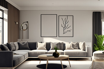 contemporary Livingroom interior