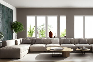 Fototapeta premium contemporary Livingroom interior