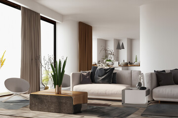 contemporary Livingroom interior