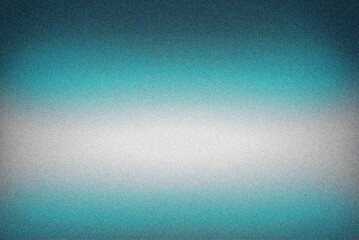 Cyan grainy gradient background, grainy texture effect, web banner design copy space