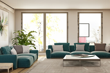 contemporary Livingroom interior