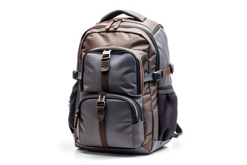 Naklejka premium backpack isolated on white background.