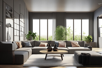 contemporary Livingroom interior