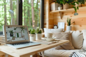 Eco-Friendly Digital Nomad: Virtual Conference in Solar-Powered Tiny House