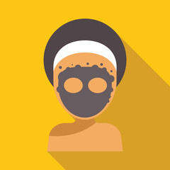 Woman enjoying a clay mask facial treatment, embracing a moment of self care and rejuvenation