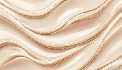 Obraz premium Waves of boiled milk, milk with cocoa or coffee