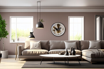 contemporary Livingroom interior