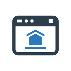 Website homepage icon