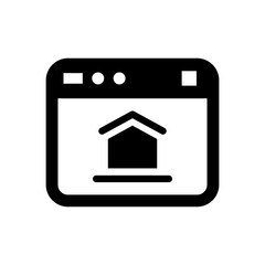 Website homepage icon