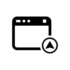 Web navigation icon