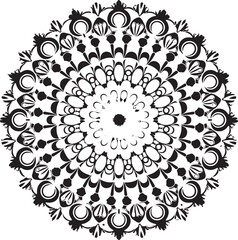 Diwali Silhouette Vector mandala Art & Illustration