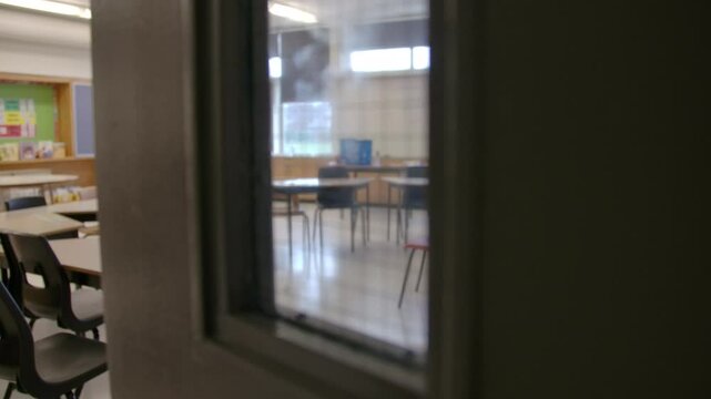 Fortified glass in inner city school