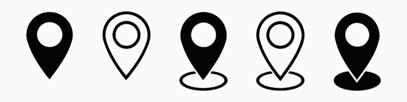Geolocation icons set