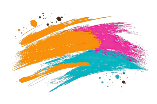 Vibrant splash of colors creating an artistic background, perfect for creative projects and designs.