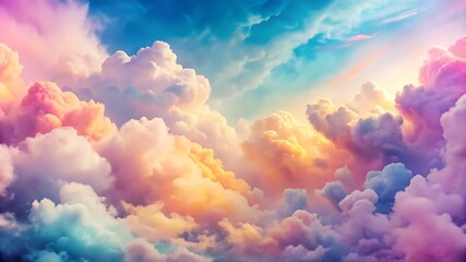 Colorful Cloudscape at Sunset.