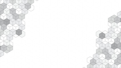 White geometric background abstract
