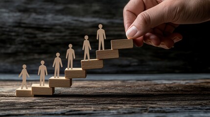 An inspirational coaching concept image showcasing a mentor giving personal growth and development advice, with a focus on career advancement